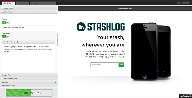 Customise theme