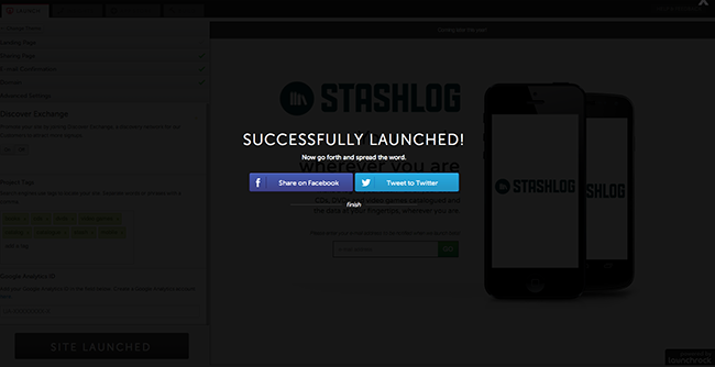 Successfully launched!
